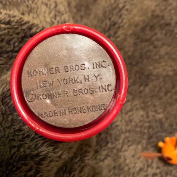 Kohner Bros Gabriel Giraffe Lucky Lion Push Button Puppet 60s childhood toy vtg - Picture 5 of 7